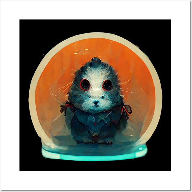 Future Hampster Wall Art by JayzenDesigns